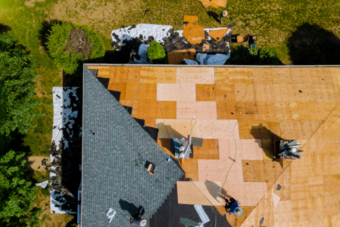 aerial photo home reroofing700 467