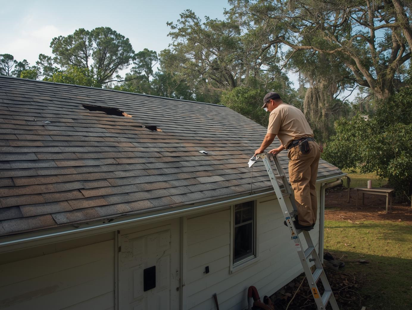 Roof repair in Gainesville, FL — North Wood's Roofing