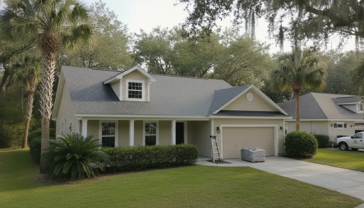North Florida home with a newly installed residential roof